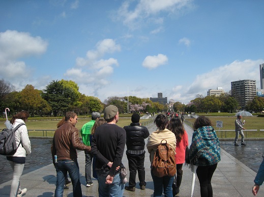 平和記念公園の見学