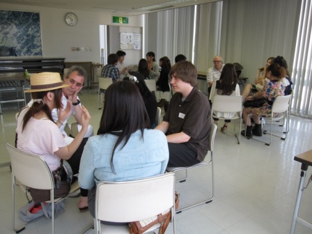 広島の学生とのディスカッション