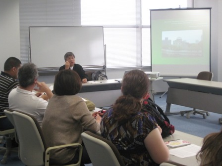 広島平和研究所田中教授による講義