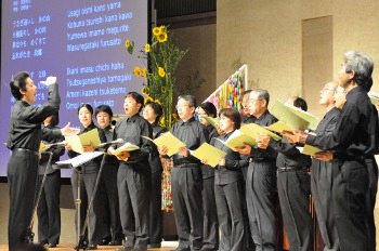 広島市役所合唱団の歌声
