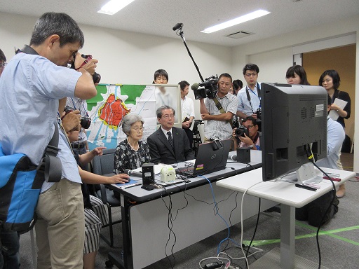 テレビ会議システムを利用した被爆体験証言イベント