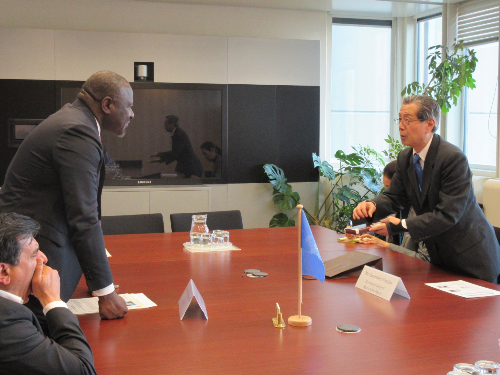 Meeting with Dr. Lassina Zerbo