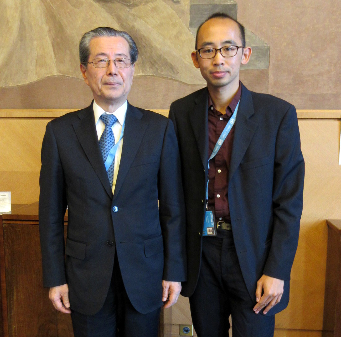 Meeting with Dr. Wan, Researcher of the United Nations Institute for Disarmament Research (UNIDIR)