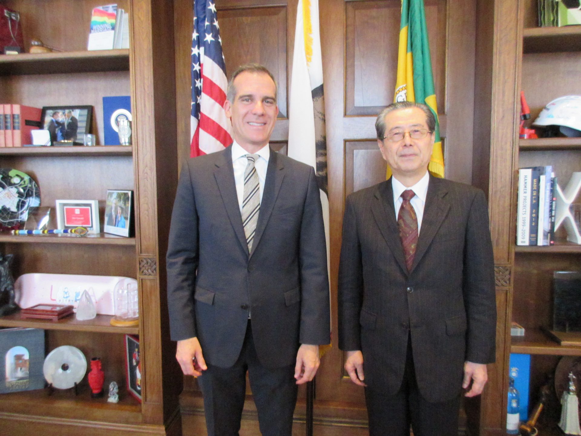 Meeting with Mayor of Los Angeles